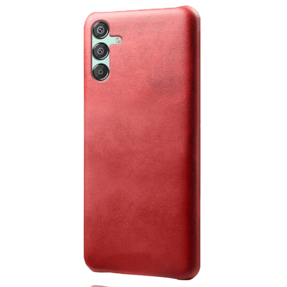 For Samsung Galaxy F15 5G / M15 5G Cell Phone Cases Leather Coated PC Calf Texture Cover For Samsung Galaxy F15 5G / M15 5G Cell Phone Cases Leather Coated PC Calf Texture Cover